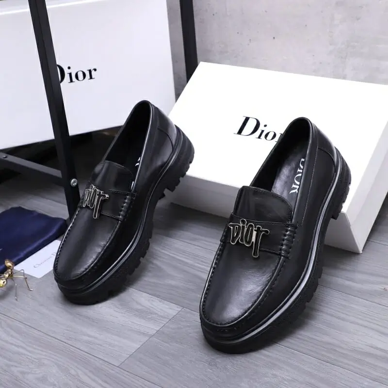 christian dior cuir chaussures pour homme s_1256316